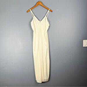 Lorraine Exclusive‎ of Decoration Slip Dress Cream Nylon Full Length